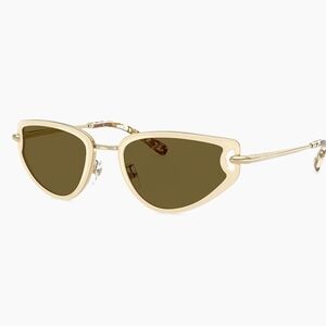 Tory Burch Gold Cat-Eye Sunglasses